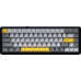 gamingowa bezprzewodowa mechaniczna AK680 MAX (8+8K) Magnetic Switch-Black-Gray-Yellow Keycaps-RGB -Aluminum Positioning Plate-3 Model Version
