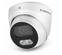 EVERMAX EVX-IP8D01-IRW-Ai-W kopułkowa biała 8Mpx 2.8mm IR 40m AI IP67 mikrofon