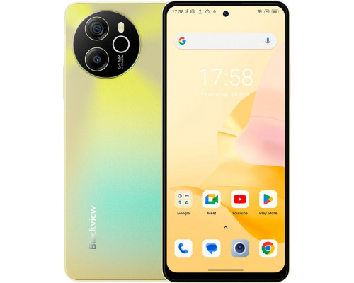 Blackview SHARK 8 8/256GB 6.78inch FHD+ 1080x2460 IPS LCD 120Hz MTK6789 Octa-core 2.2GHz 13MP Front/64MP Rear Battery 5000mAh Type-C Android 13 Fingerprint Dual SIM NO charging Scorching Gol BVSHARK-GD256_EU (6931548319979)