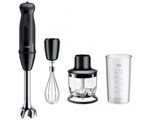 Braun MultiQuick 5 MQ 50202 M, Immersion blender, 0.6 L, 1.2 m, 1000 W, Black
