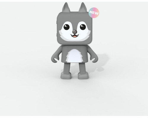 Mobility on Board Dancing Animal Wolf Portable głośnik stereo Gray 3 W