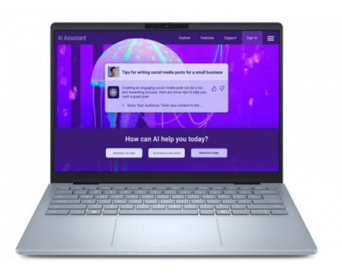 Dell Laptop Dell 14 Plus DB14250 Win11Pro Ultra 7 256V/16GB/512GB SSD/14.0 2.5K/Arc/FgrPr/WLAN + BT/Backlit Kb/4 Cell