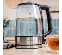 Cecotec Kettle | ThermoSense 340 Clear | Electric | 2200 W | 1.7 L | Glass | 360° rotational base | Clear