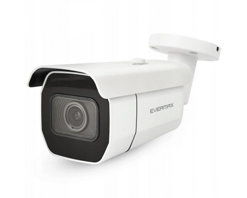 EVERMAX EVX-IP5ZB02-IR-Ai-W tubowa biała 5Mpx 2.7-13.5mm IR 60m AI IP67 mikrofon