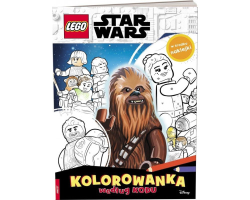 Lego Star Wars. Kolorowanka według kodu