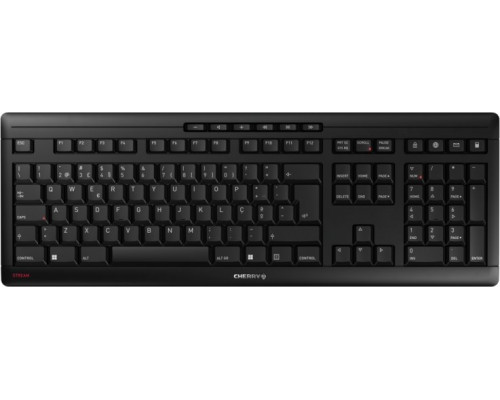 CHERRY STREAM KEYBOARD WIRELESS  Uniwersalne RF Wireless QWERTY Portugalski Czarny