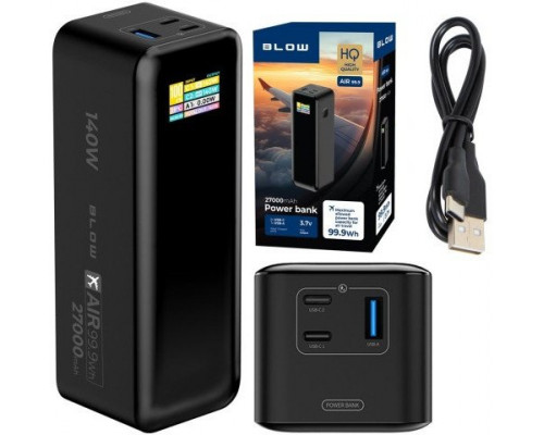 BLOW POWER BANK 27000MAH PD 140W AIR99.9 CZARNY