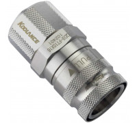 Koolance QD3 Złącze szybkozłączki proste żeńskie na 16/10mm - no-spill, srebrne