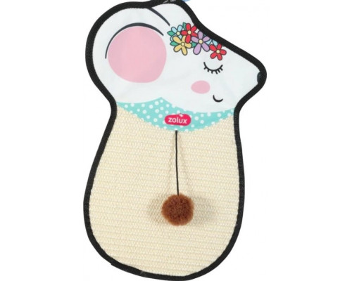 Zolux Chatouille do powieszenia mysz z sisalu z zabawką 51cm