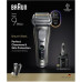 Braun Series 9 Pro+ Wet & Dry 6-in-1 SmartCare centrs & PowerCase futralis tumsi peleka - Skuveklis 9675CC (8700216555012)