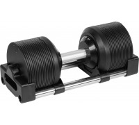 Hantel cast iron regulowany automat 36 kg, skok co 1kg, REBEL ACTIVE