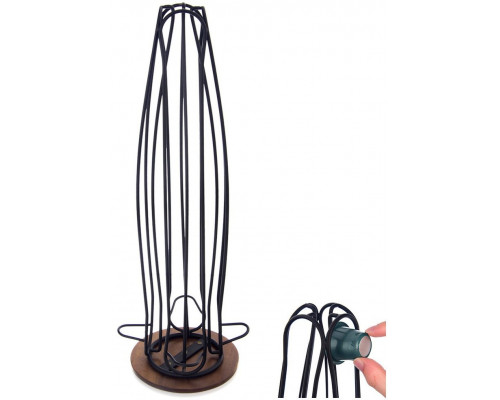 Orion Stojak Obrotowy na Kapsułki Nespresso Black RADKA 40 cm ORION