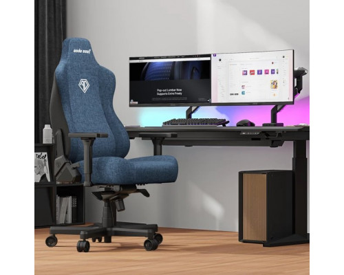 Gaming material Anda Seat Kaiser 3E XL Dark Blue Fabric