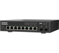 QNAP QSW-L3208-2C6T    L2 10G Ethernet (100/1000/10000) Desktop Black