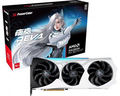 POWERCOLOR Hellhound Reva Radeon RX 9070 XT 16GB GDDR6 (RX9070XT 16G-L/OC/REVA)