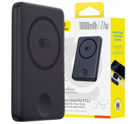 Baseus EnerFill FT11 10000mAh 27W kompatybilny z MagSafe, do Apple Watch i smartfonów with cable USB-C 20V/3A 30 cm - black