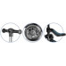 Hurt-net Three-wheeled dla dzieci balansowa siedzisko Nukido Flippo - Black