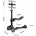 Hurt-net Three-wheeled dla dzieci balansowa siedzisko Nukido Flippo - Black