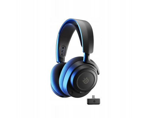 SteelSeries Arctis Nova 7P Wireless Gen 2 Zestaw słuchawkowy Przewodowy i Bezprzewodowy Opaska na głowę Gaming USB Type-C Bluetooth Czarny