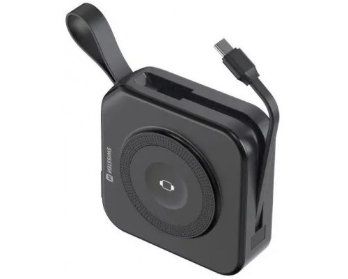 Swissten ALL-IN-ONE PRO Li-Pol 5/9/12V for charging phones and other devices 22013978 10000mAh cable USB-C 1