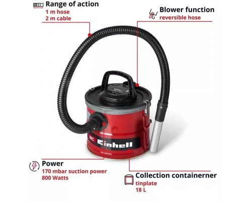 TC-AV 1830 D ODKURZACZ DO POPIOŁU