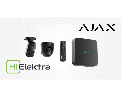 Ajax Kamera HL - kopułka TurretCam (5 Mp/4 mm) (8EU) - white