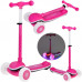 Balansowa hulajnoga SCOOTER 3-kołowa KOLOROWE ŚWIATEŁKA i MUZYKA SP0812