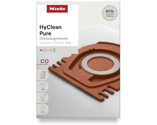 Miele CO HyClean Pure Bags for the vacuum cleaners - 4-pack