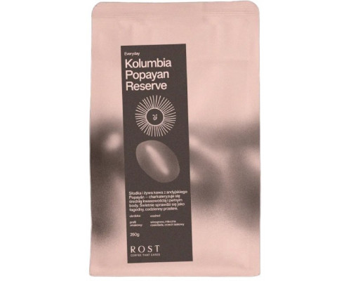 ROST kawa ziarnista Kolumbia Popayan Rezerwa Przefiltrowana 250 g