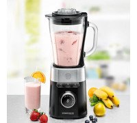 goblet Rommelsbacher MX 1260 blender stołowy 1200 W Black, stal nierdzewna, przezroczysty
