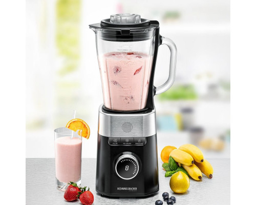 goblet Rommelsbacher MX 1260 blender stołowy 1200 W Black, stal nierdzewna, przezroczysty