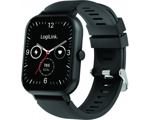 Smartwatch LogiLink Smartwatch Edge 1,83" LCD Touchscreen BT5.2 black