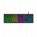 Wozinsky WKG-200 z rolką gamingowa membranowa rainbow - czarna