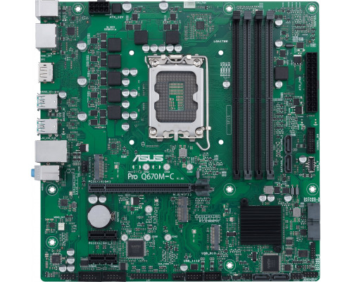 Asus PRO Q670M-C-CSM LGA1700 4xDDR5 microATX 6xSATA MB 2xM.2 1xHDMI 2xDP