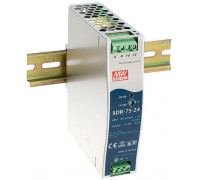 impulsowy AC/DC na szynę DIN 75W 88-264VAC Uwyj 24VDC 3,2A SDR-75-24, 1-1W3GEB