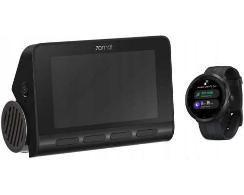 70mai Dash Cam A800S 4K + RC06 set + Maimo Watch R Black-GPS WT2001-GPS