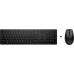 HP 655 Wireless Mouse Keyboard Combo - Black - ESTONIAN
