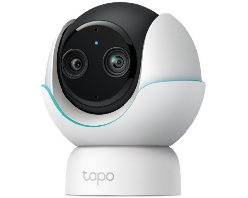 TP-Link Kamera sieciowa do monitoringu, obracanie, nachylanie, kolor, dzień i noc - 2560 x 1440 (szeroki) / 1920 x 1080 (teleobiektyw) - 2K, 1080p - Audio - drahtlos - Wi-Fi - Bluetooth 5.0 - H.264 - 5 V