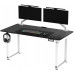 Gaming galds Ultradesk Gaming galds dla gracza QUEST, 140x70cm, 72-120cm, biały-czarny