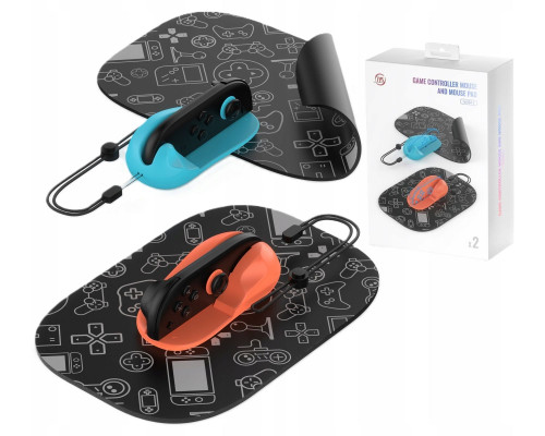 2x Myswith ka Myswith  Handles Mouse-mode Na Joy-con Podkładka For Nintenfor Switch 2 / Jys-ns2313-v4 / Pomarańcwith owy - Blue