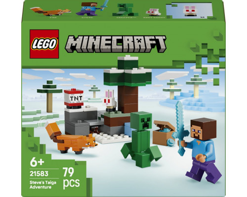LEGO Minecraft Przygoda stevea w tajdze (21583)