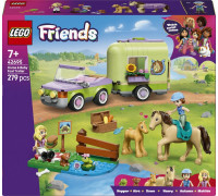 LEGO Friends Przyczepa z koniem i źrebaczkiem (42695)