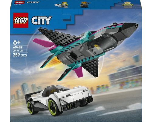LEGO City Odrzutowiec kontra samochód (60489)