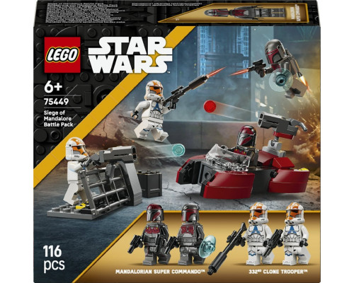 LEGO Star Wars Oblężenie Mandalory — zestaw bitewny (75449)