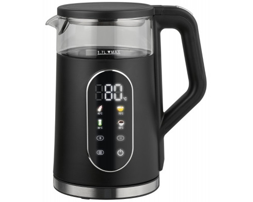 Memorysolution CZAJNIK SZKLANY 1711 CZARNY 1.7 L