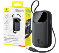 Baseus EnerFill FC31 10000mAh 45W z kablami USB-C i Lightning - black