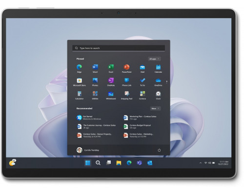 Microsoft Surface Pro 9 Platin i5/128GB/8GB Win10 Pro/Messeware