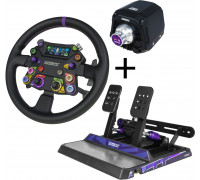 Conspit ARES APEX Wheelbase + 310 APEX-Lenkrad + CPP APEX2 Pedalset - Bundle