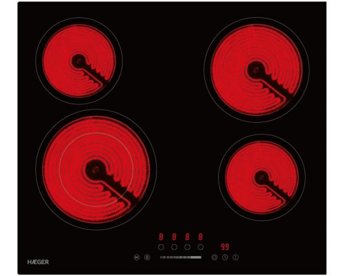 Haeger VH-004.001A Vitro Heat 6400 szklana ceramiczna płyta grzewcza 6400W VH-004.001A (5608475041860)