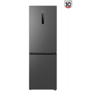 TCL Refrigerator | RP340BSD1 | Energy efficiency class D | Free standing | Combi | Height 185 cm | No Frost system | Fridge net capacity 223 L | Freezer net capacity 117 L | Display | 35 dB | Grey